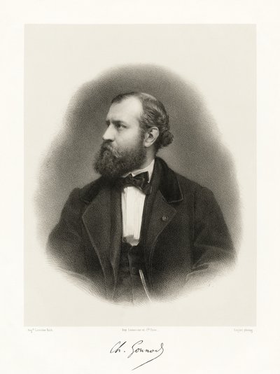 Charles Gounod by Auguste Charles Lemoine